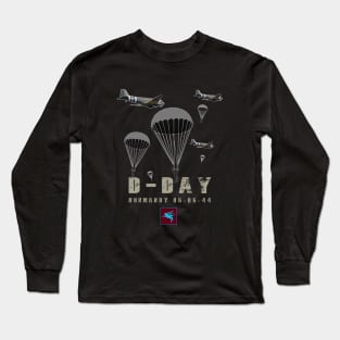 UK Paratroopers D-Day WWII Normandy 6nd Airborne Long Sleeve T-Shirt